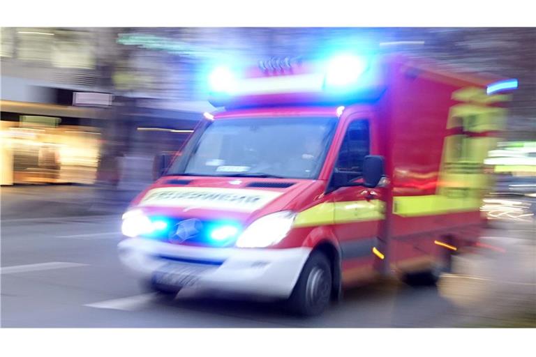 Rettungskräfte versorgten die beiden Verletzten.