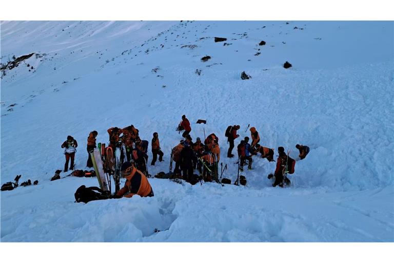 Rettungskräfte waren am Finsterkopf im Einsatz.