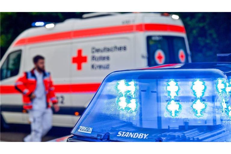 Rettunsgkräfte kümmerte sich um die Verletzten (Symbolbild).