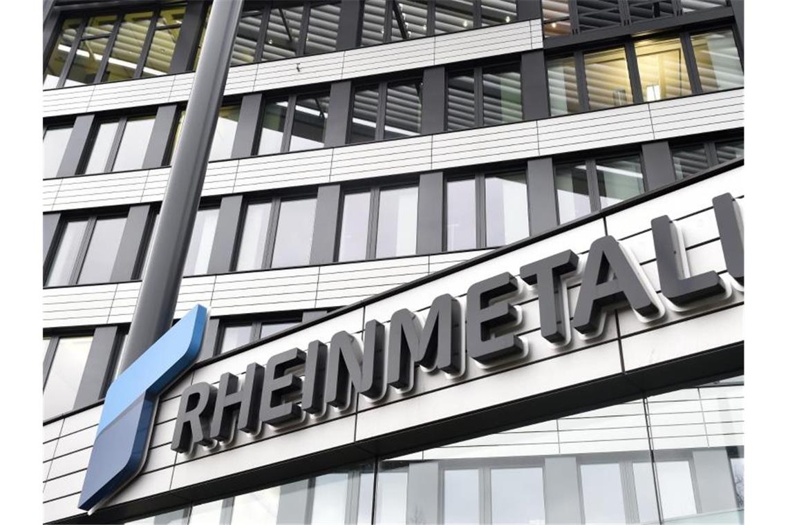 Rheinmetall bleibt gut im Geschäft - dank florierender Rüstungs-Aufträge. Foto: Caroline Seidel/dpa