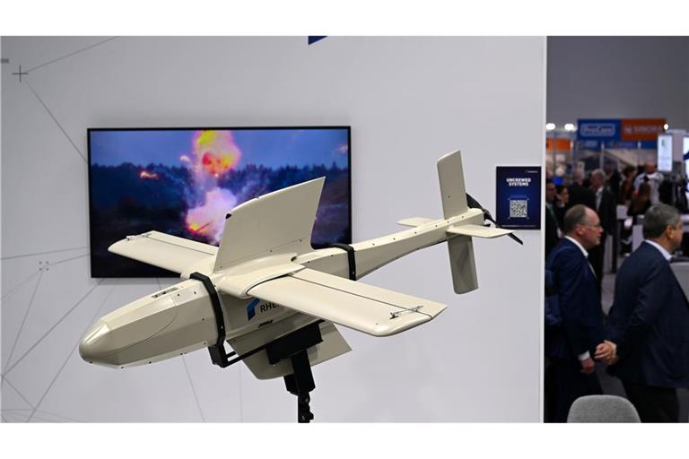 Rheinmetall hatte die Drohne vom Typ FV-014 neu entwickelt. (Archivbild)