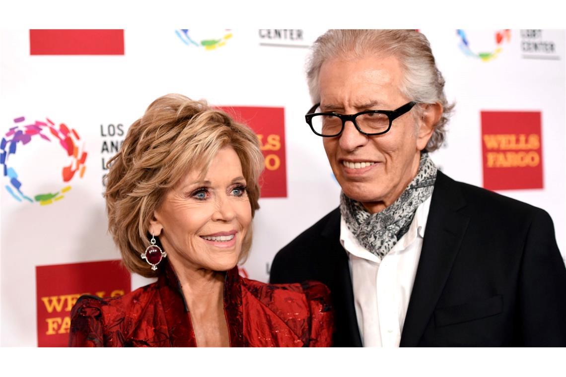 Musikproduzent Richard Perry mit 82 Jahren gestorben Richard Perry mit Ex-Partnerin Jane Fonda. (Archivbild)