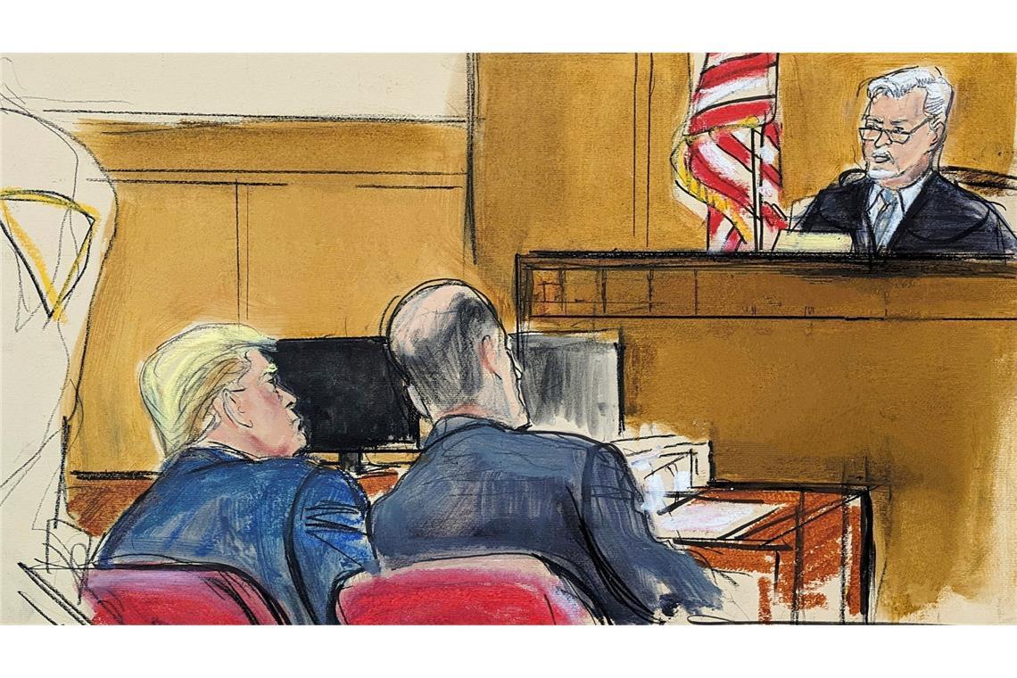 New Yorker Richter hält an Schuldspruch gegen Trump fest Richter Juan Merchan ist Trumps Anwälten ein Dorn im Auge.