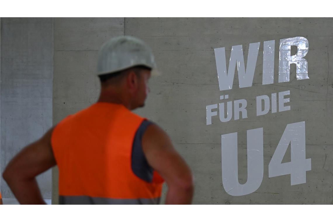Bilder des Tages Richtfest im Rohbau: U4-Haltestelle Horner Geest in Hamburg feiert Baufortschritt.