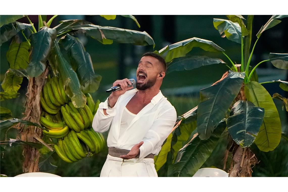 Ricky Martin trat ebenfalls in der Pause auf.