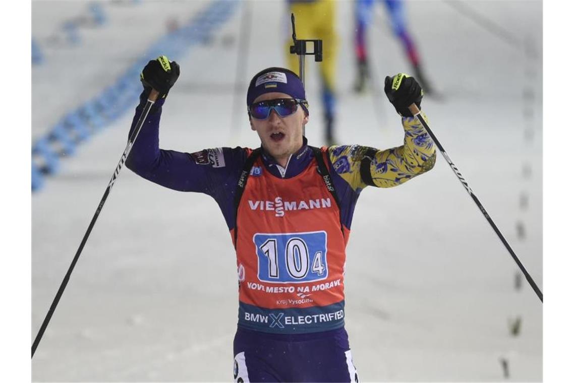 Weltcup nur Nebensache: Biathlet Pidrutschnji im Krieg