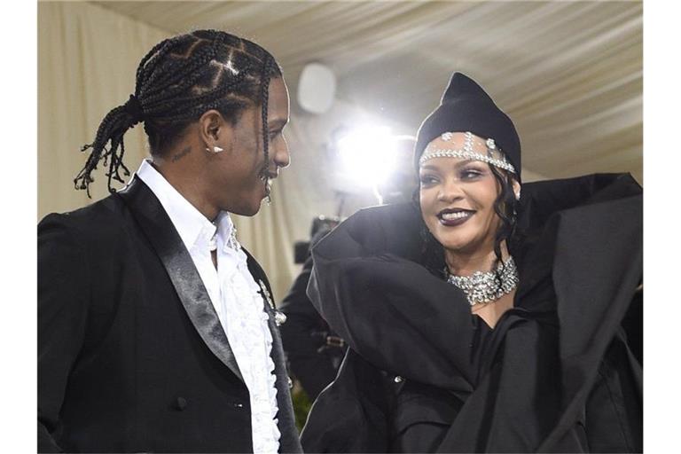 Rihanna und Asap Rocky. Foto: Evan Agostini/Invision via AP/dpa