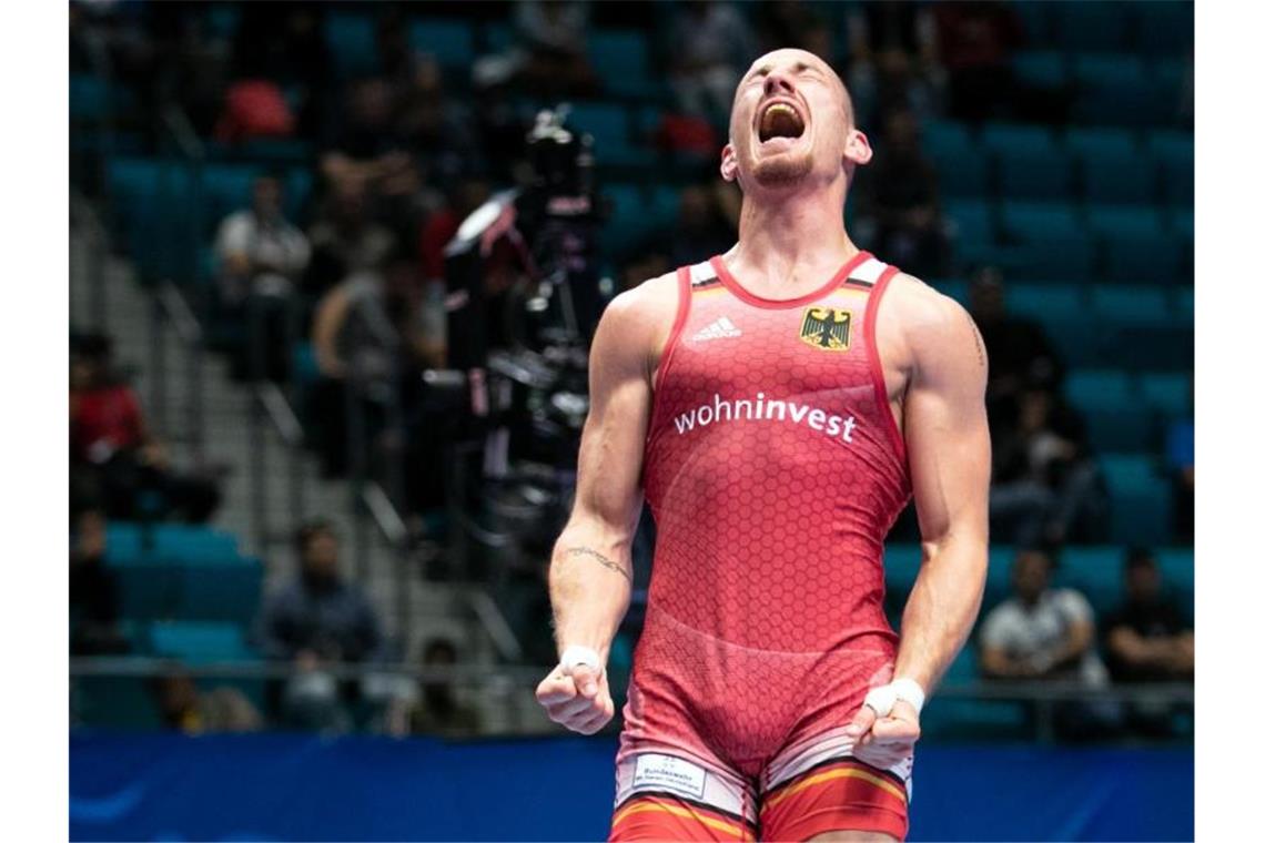 Ringer Frank Stäbler hat sich bei der WM auch das Olympia-Ticket erkämpft. Foto: Kadir Caliskan