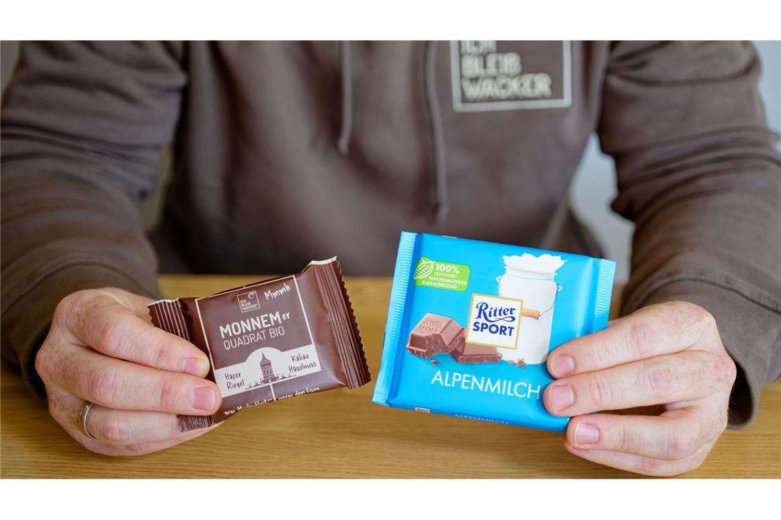 Ritter Sport sieht durch den Haferriegel nach eigenen Angaben seine Marke bedroht. (Archivbild)