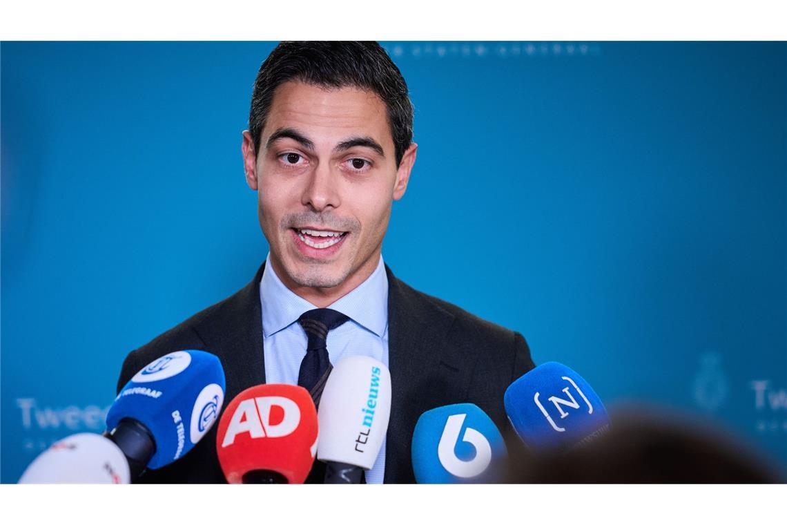 Rob Jetten, Fraktionsvorsitzender der linksliberalen Partei D66