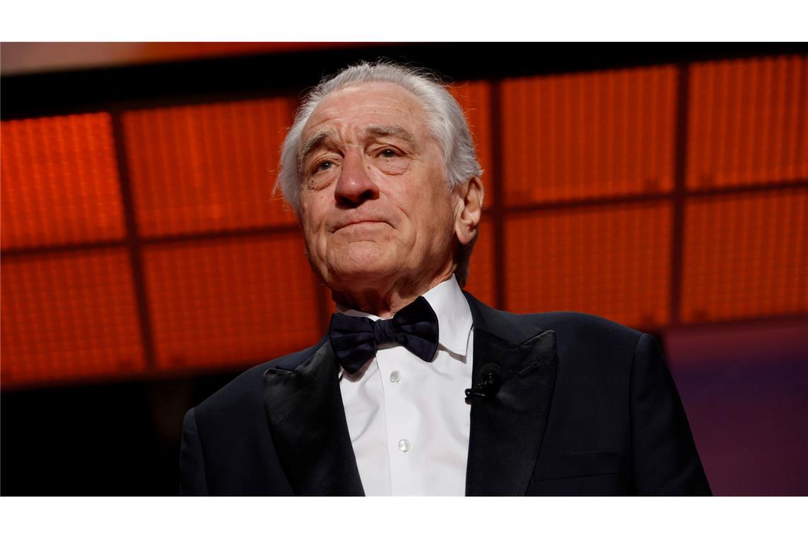 Schluss mit Schweigen – Robert De Niro teilt gegen Trump aus Robert De Niro im Festivalpalast.