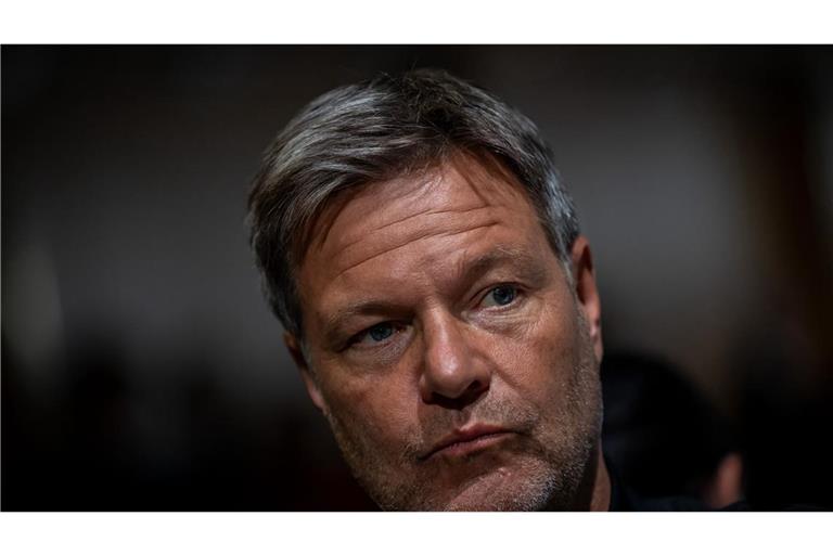 Robert Habeck verlässt den Bundestag.