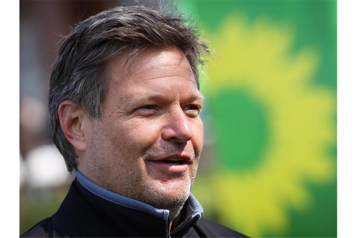 Baerbock und Habeck für Bundestagswahl nominiert Robert Habeck wurde mit 72 von 73 Stimmen als Direktkandidat für die Grünen nominiert. Foto: Christian Charisius/dpa