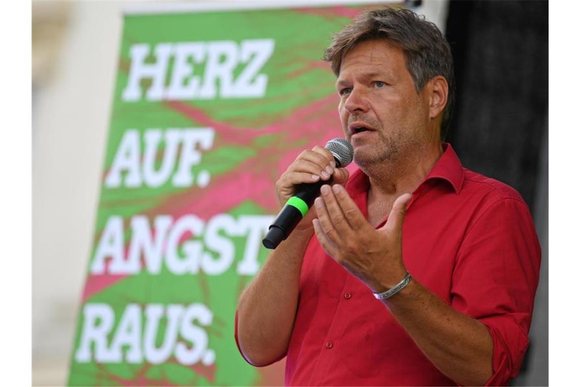 Robert Habeck: „Zu einer Schuldenbremse gehört ein Investitionsmotor“. Foto: Hendrik Schmidt