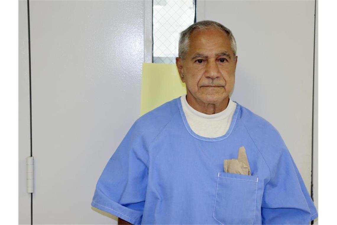 Robert Kennedys Mörder kommt nicht auf Bewährung frei Robert Kennedys Mörder Sirhan Sirhan erscheint in San Diego zu einer Bewährungsanhörung. Foto: Uncredited/California Department of Corrections and Rehabilitation via AP/dpa