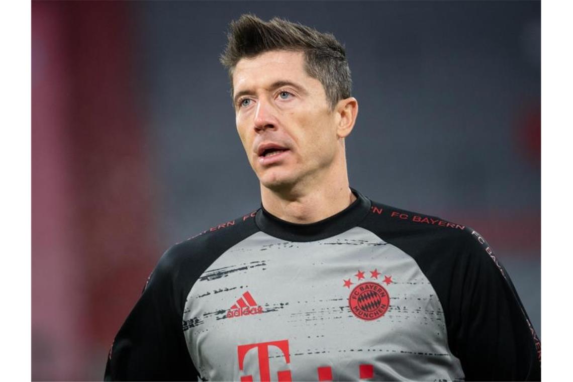 Robert Lewandowski trifft am liebsten gegen den VfL Wolfsburg. Foto: Sven Hoppe/dpa