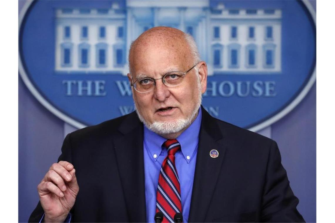 Robert Redfield, Direktor der US-Gesundheitsbehörde CDC. Foto: Alex Brandon/AP/dpa