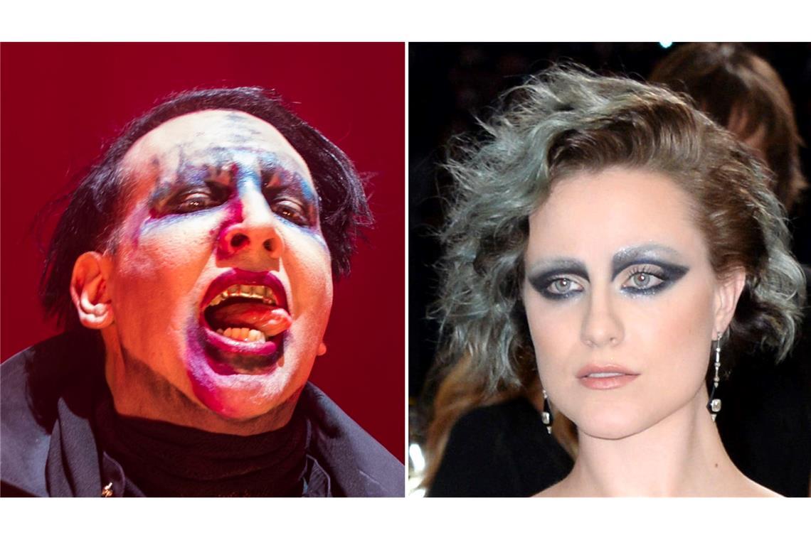 Marilyn Manson lässt Klage gegen Evan Rachel Wood fallen Rocker Marilyn Manson lässt Klage gegen Ex-Freundin Evan Rachel Wood fallen. (Archivfoto)