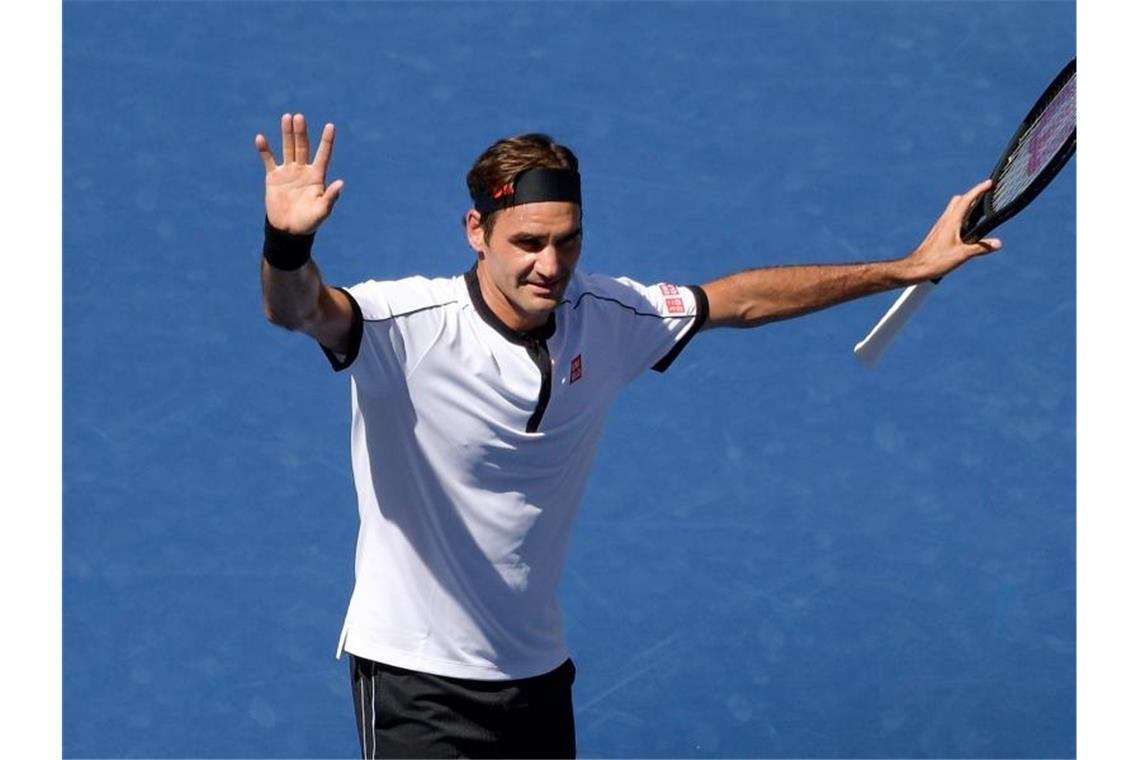 Roger Federer machte mit David Goffin kurzen Prozess. Foto: Yorick Jansens/BELGA