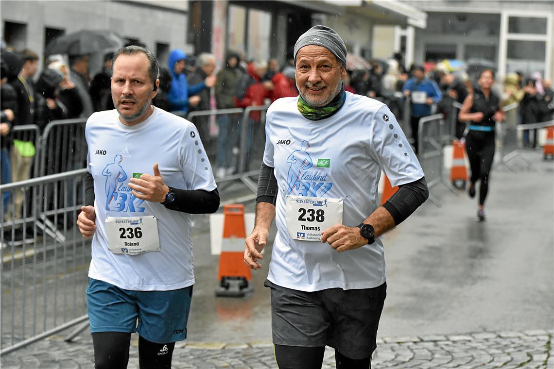 Roland Hägele und Thomas Häußermann sind auch für Laufend BKZ im Einsatz.