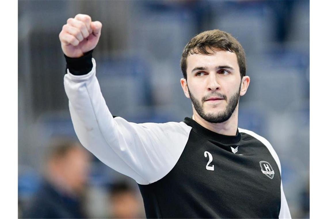 Handball-Profi Lagarde schon jetzt zu Rhein-Neckar Löwen Romain Lagarde von Nantes gestikuliert vor Spielbeginn. Foto: Uwe Anspach/Archivbild