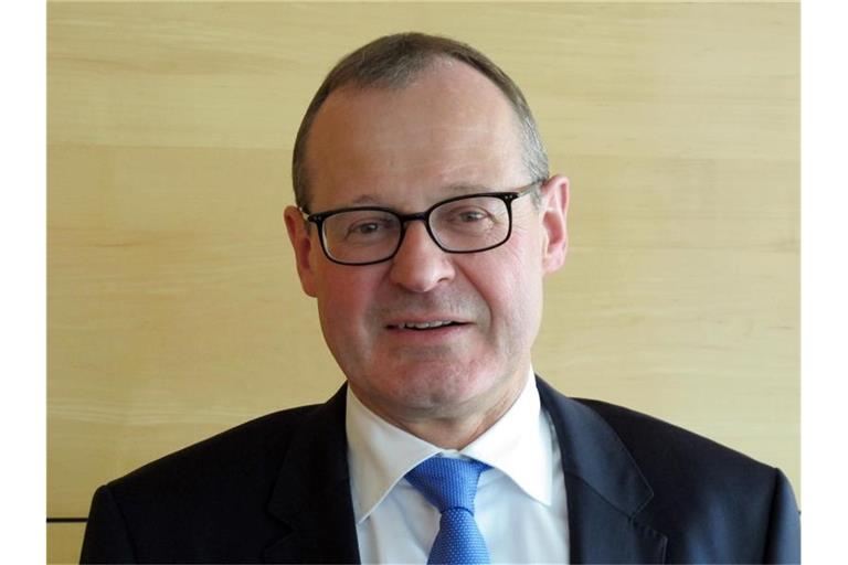 Roman Glaser, Präsident des Genossenschaftsverband Baden-Württemberg, spricht. Foto: picture alliance / dpa/Archivbild