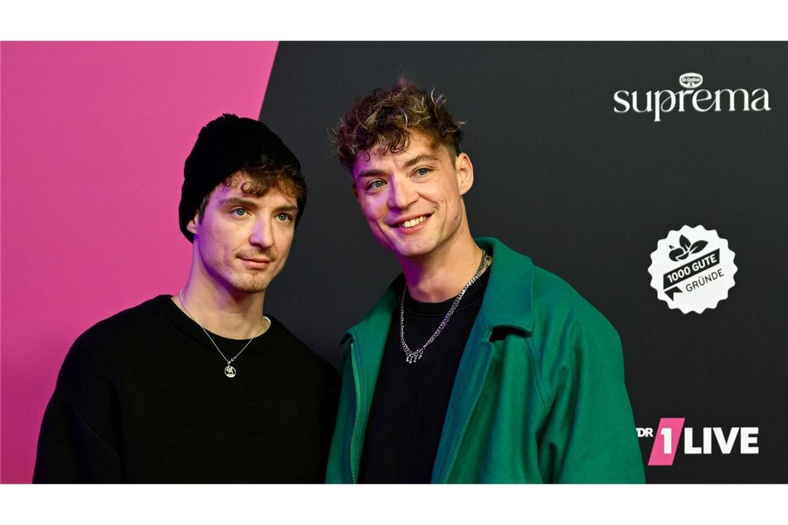 Roman (l) und Heiko (r) Lochmann nennen sich musikalisch mittlerweile HE/RO. (Archivbild)