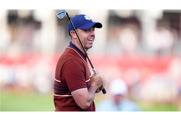 Rory McIlroy ist der Star des europäischen Ryder-Cup-Teams.