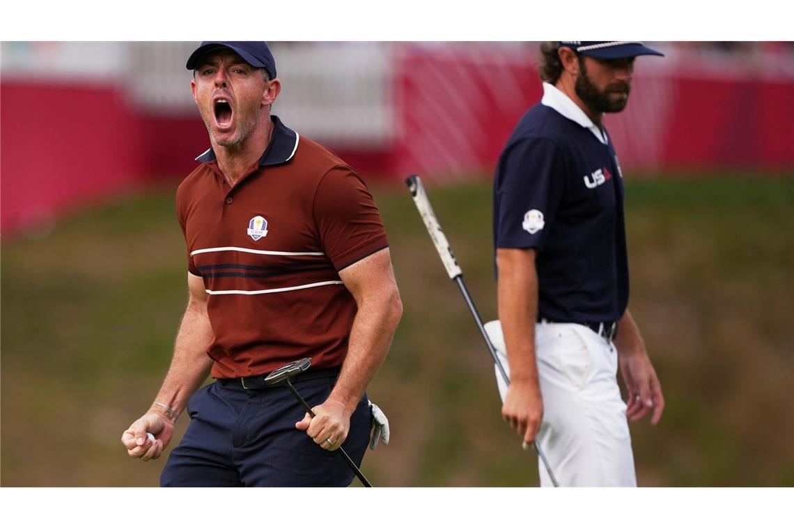 Rory McIlroy und das europäische Team haben beim Ryder Cup viel mehr zu bejubeln als die Gastgeber.