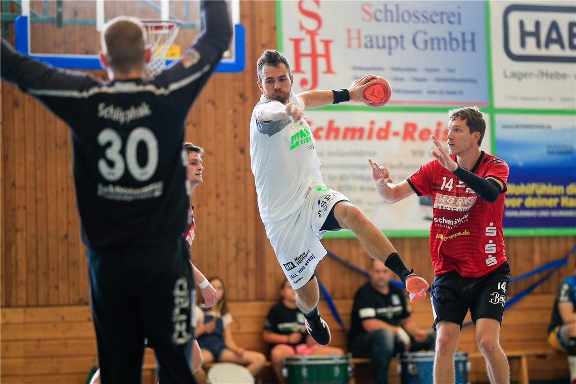Beste Aussichten auf einen echten Krimi Ruben Sigle hat mit dem HCOB die Aufgabe gegen Pfullingen vor Augen und das Weiterkommen in der Aufstiegsrunde fest im Blick. Foto: A. Becher