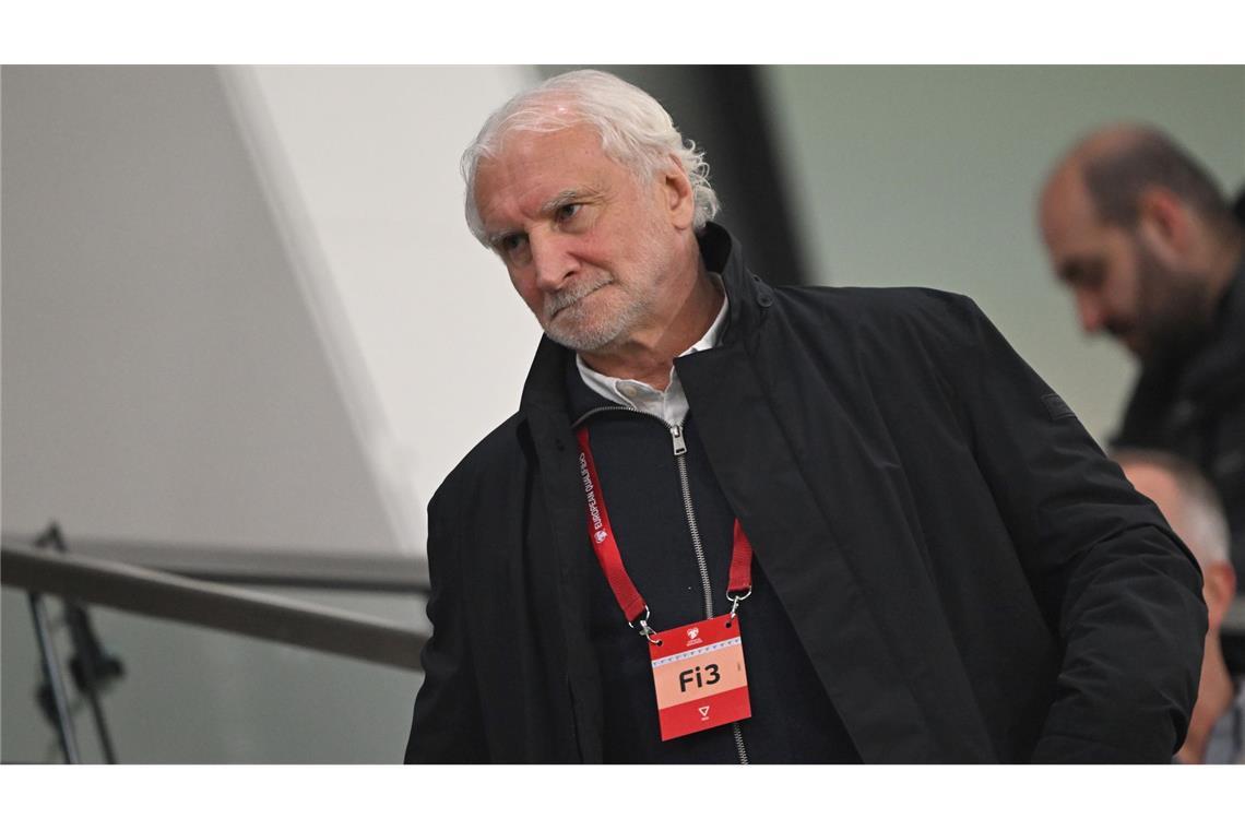 Rudi Völler kann nicht zufrieden sein mit der DFB-Elf.