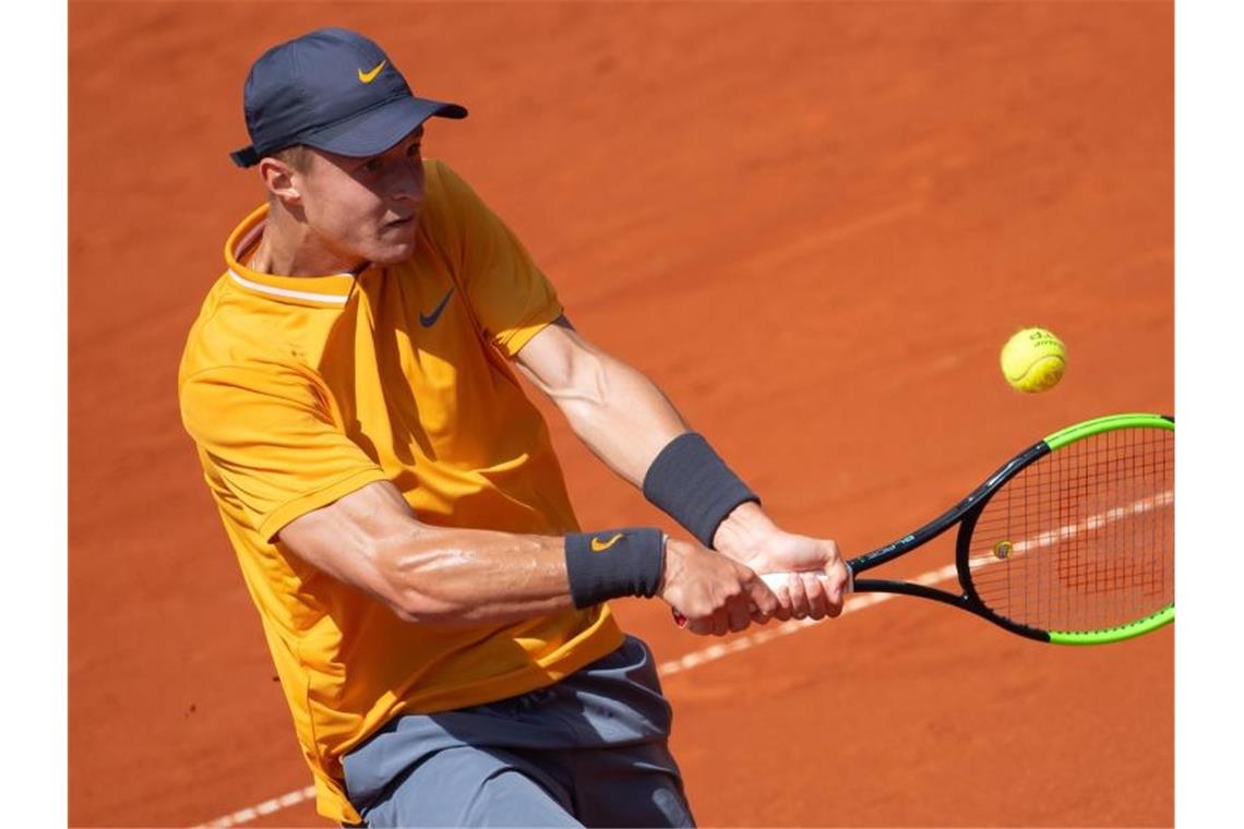 Tennisprofis Brown und Molleker verlieren Rasen-Auftakt Rudolf Molleker in Aktion. Foto: Sven Hoppe/dpa/Archivbild
