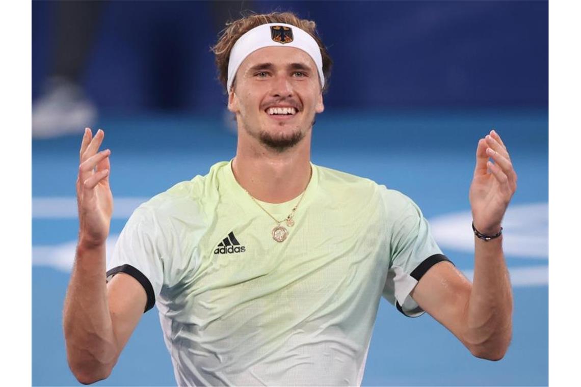 Laver Cup ohne die großen Drei: Zverev im Fokus Rückt beim Laver Cup in Boston in den Fokus: Olympiasieger Alexander Zverev. Foto: Jan Woitas/dpa-Zentralbild/dpa