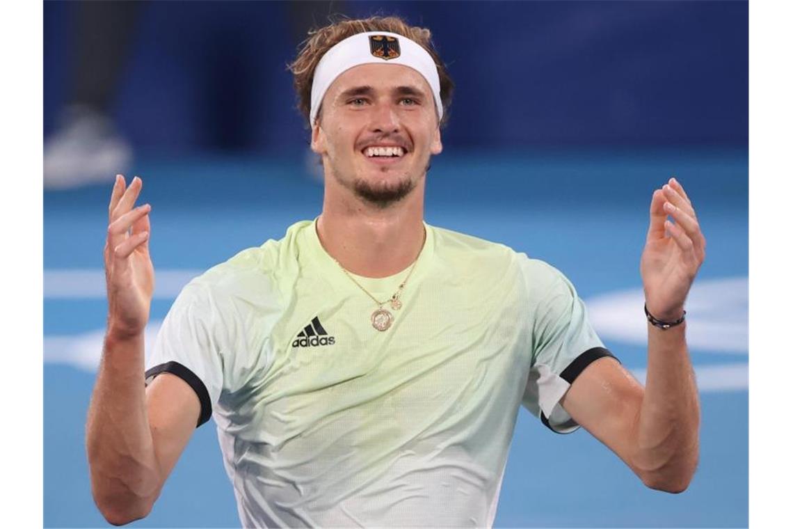 Rückt beim Laver Cup in Boston in den Fokus: Olympiasieger Alexander Zverev. Foto: Jan Woitas/dpa-Zentralbild/dpa