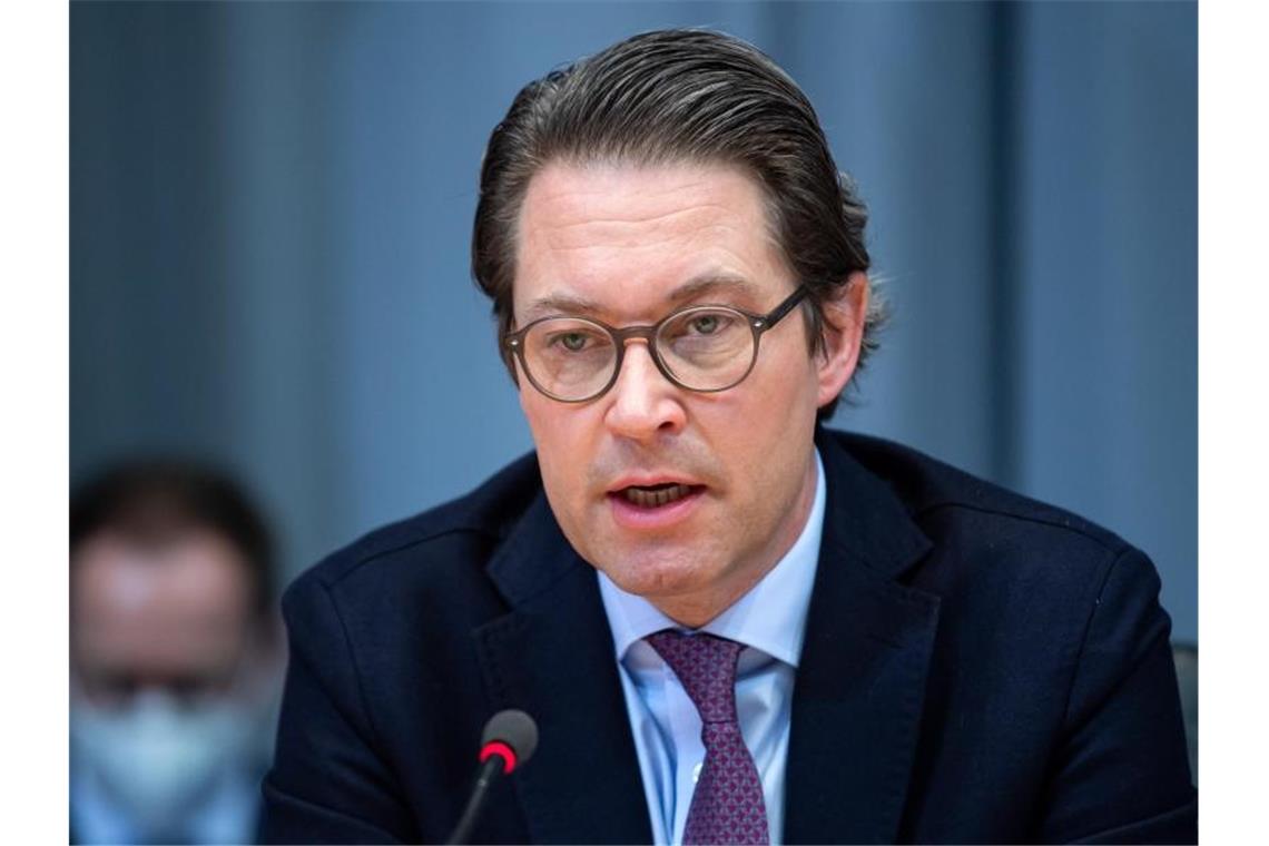 Der letzte Zeuge: Scheuer als offensiver Maut-Verteidiger Rücktrittsforderungen hat Andreas Scheuer bisher zurückgewiesen. Foto: Bernd von Jutrczenka/dpa