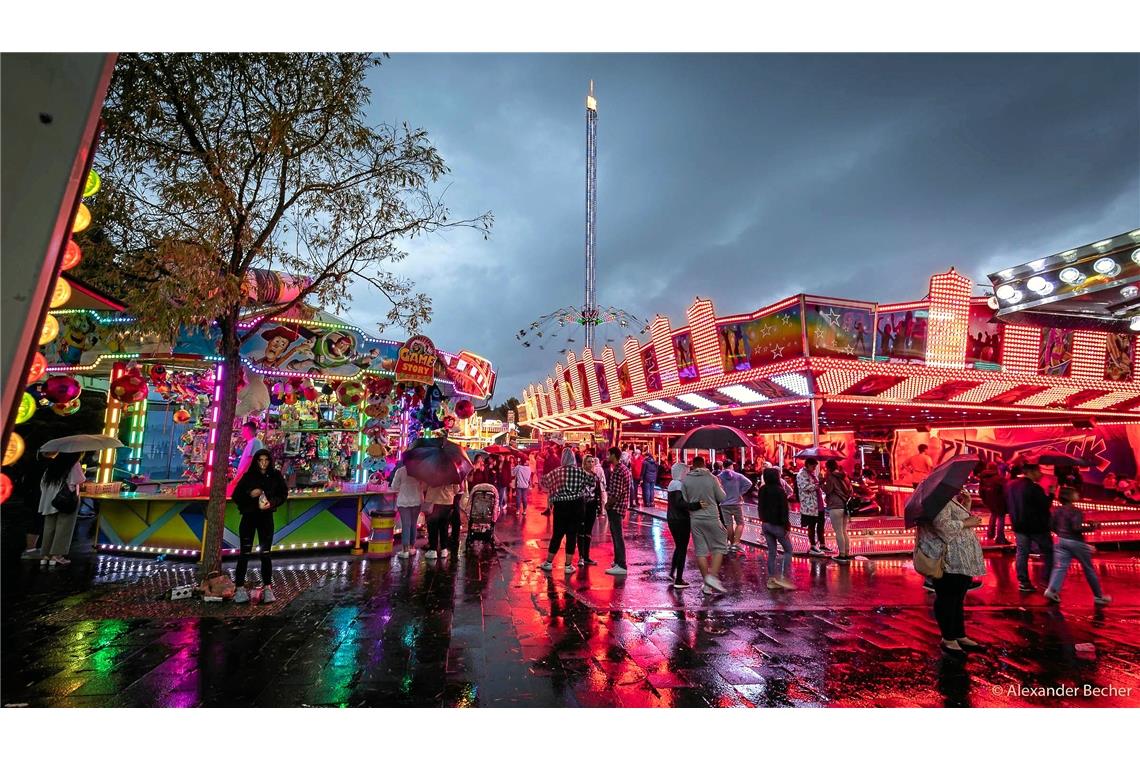 Rummel im Regen // Freitag // 50. Backnanger Straßenfest