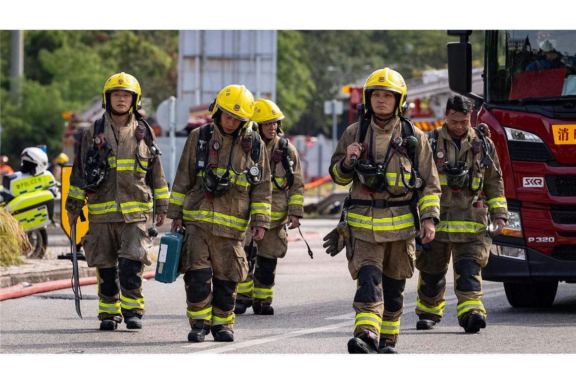 128 Menschen bei Feuerkatastrophe in Hongkong gestorben