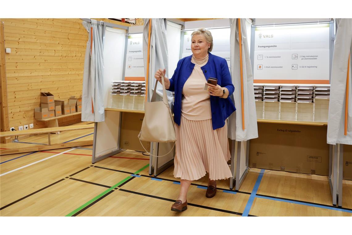Wahl in Norwegen: Rot-grüne Mehrheit zeichnet sich ab Rund vier Millionen Menschen waren wahlberechtigt.