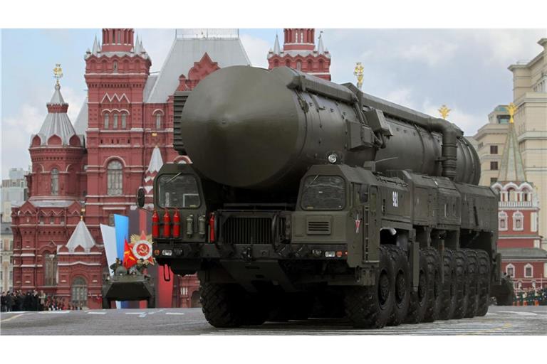 Russland präsentiert seine strategischen Atomwaffen auch während der Militärparade in Moskau. (Archivbild)