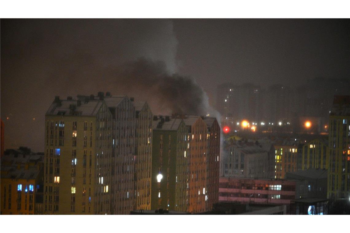 Russland überzieht Kiew mit massiven Luftangriffen.