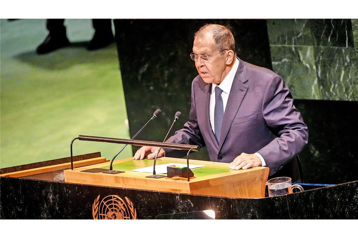 Russlands Außenminister Sergej Lawrow. (Archivbild)