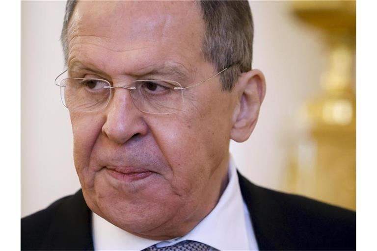 Russlands Außenminister Sergej Lawrow. Foto: Maxim Shemetov/Pool Reuters/AP/dpa