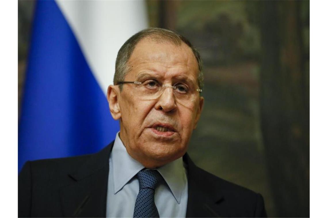 Russland neuer Vorsitzender im Arktischen Rat Russlands Außenminister Sergej Lawrow hat unterstrichen, wer aus Kreml-Sicht Herr über Teile der Region sein sollte. Foto: Yuri Kochetkov/Pool EPA/dpa
