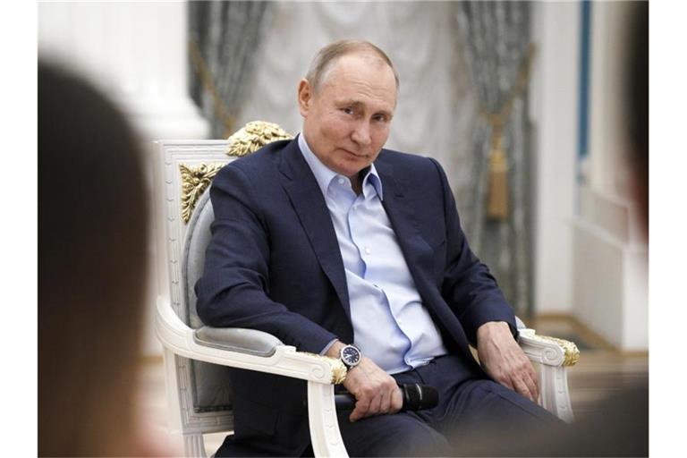 Russlands Präsident Wladimir Putin am vergangenen Donnerstag während einer Veranstaltung im Kreml. Foto: Alexei Druzhinin/Pool Sputnik Kremlin/AP/dpa