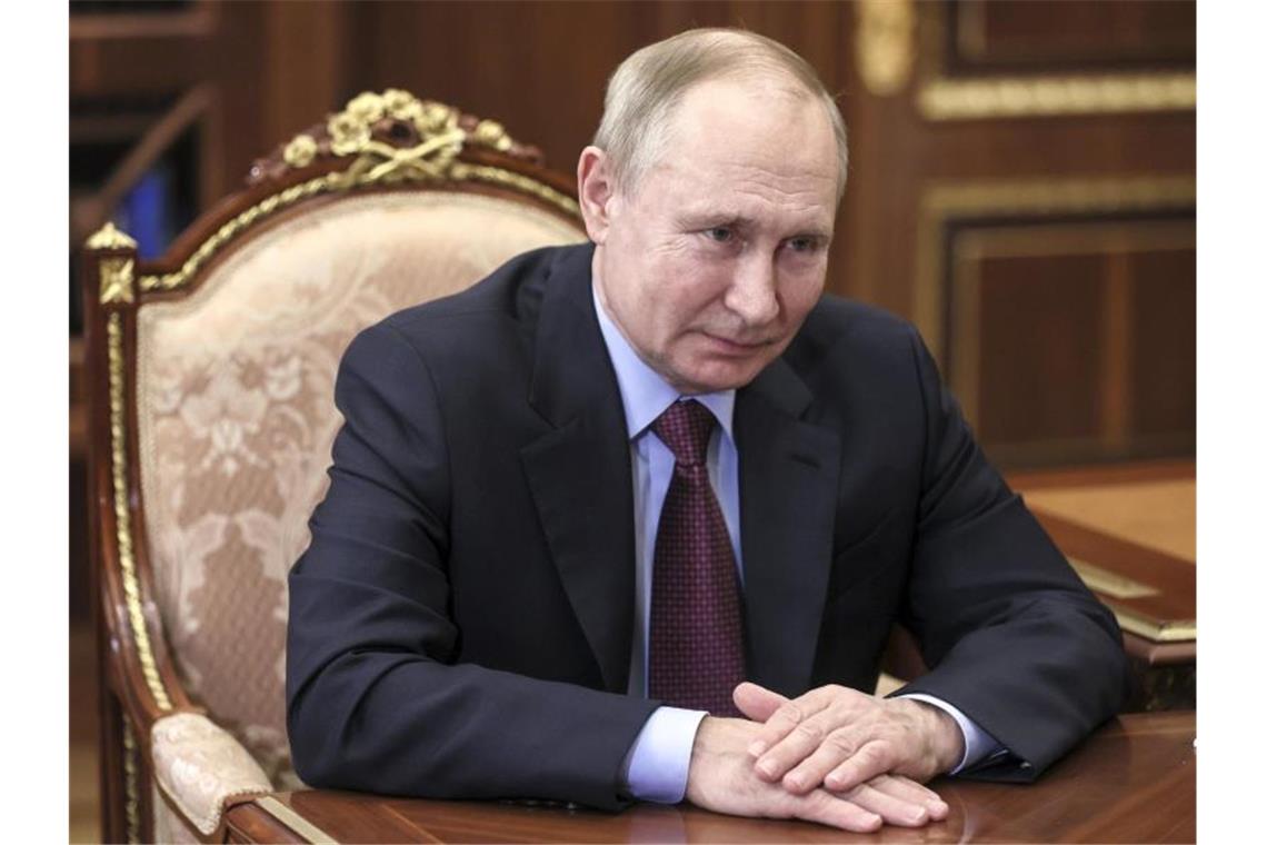 Proteste in Kasachstan: Russland greift ein Russlands Präsident Wladimir Putin sagt Kasachstan Hilfe zu. Foto: Mikhail Metzel/Pool Sputnik Kremlin/AP/dpa