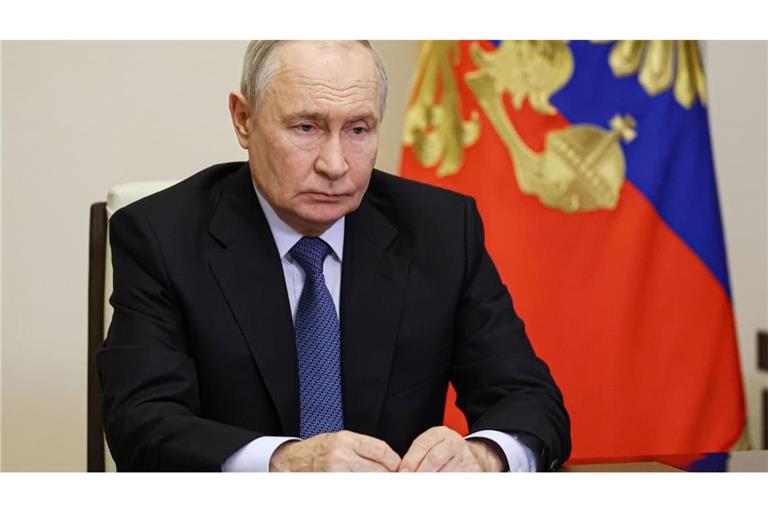 Russlands Präsident Wladimir Putin sieht Friedensgespräche durch ukrainische Drohnenangriffe erschwert (Archivfoto).