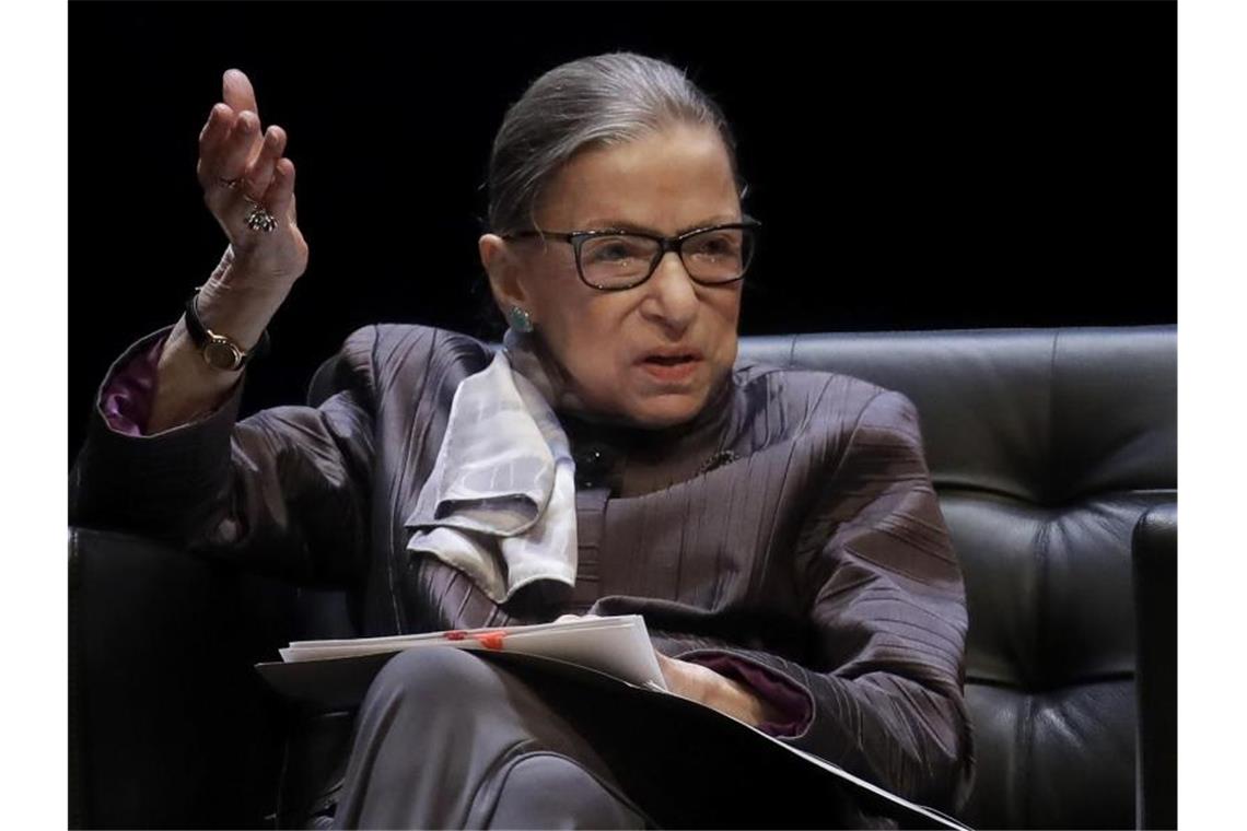 US-Richterin Ruth Bader Ginsburg wieder in Klinik