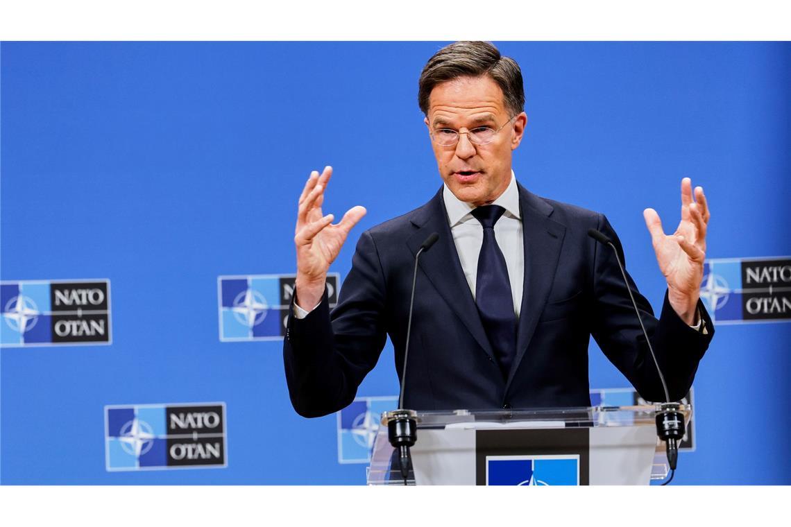 Rutte: "Putin muss wissen, dass ein Atomkrieg niemals gewonnen werden kann und niemals geführt werden darf." (Archivbild)