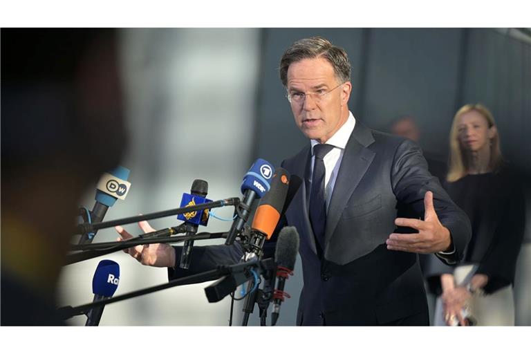Rutte spricht von der Nato 3.0. Dazu gehört eine stärkere Rolle Europas in dem Verteidigungsbündnis.