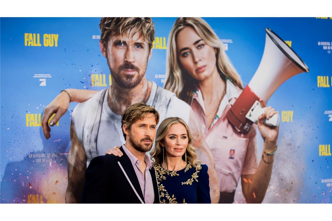 Ryan Gosling und Emily Blunt stellen "The Fall Guy" in Berlin vor.
